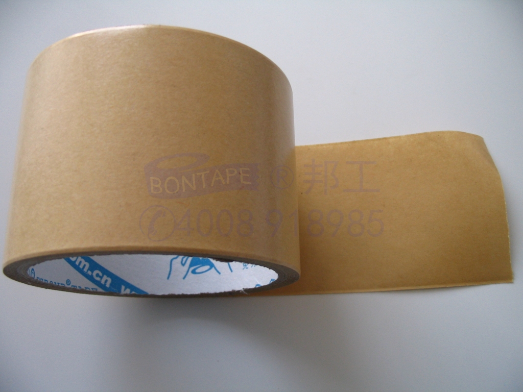 high temperature kraft tape, environmentally friendly tape,  hand tearing tape, kraft paper adhesive tape with non-sticky, brown wrapping paper, craft tape